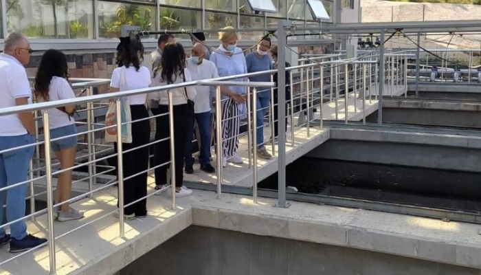 Gürcistan Heyeti Arıtma Tesisinde İncelemelerde Bulundu