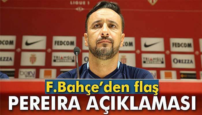 Fenerbahçe'den flaş Vitor Pereira açıklaması