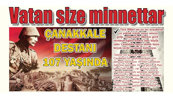 Vatan size minnettar