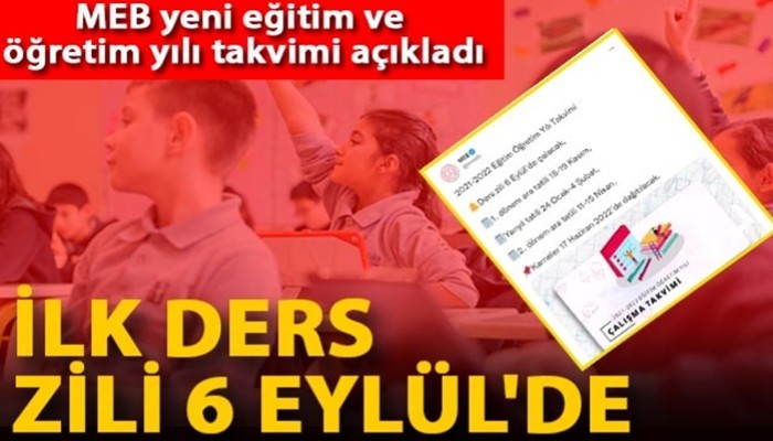 MEB yeni eğitim ve öğretim yılı takvimi açıkladı