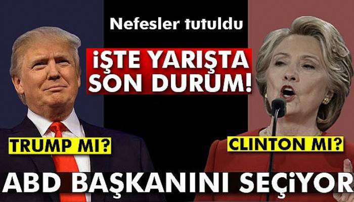 2016 ABD Başkanlık seçiminde son durum!