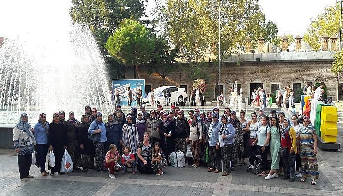 Çanakkaleli kadın çiftçiler Bursa'yı gezdi