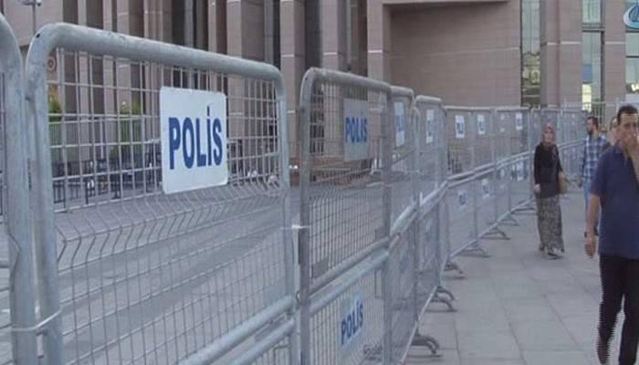 İstanbul Adalet Sarayı'nda polis kuş uçurtmuyor