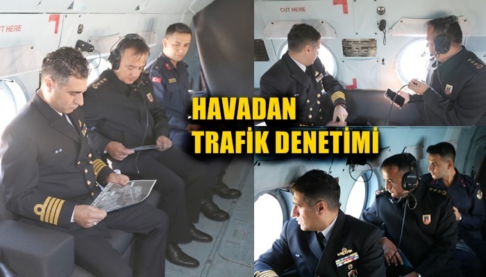 Havadan Helikopterle Trafik Denetimi