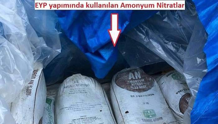 Diyarbakır’da 10 ton amonyum nitrat ele geçirildi