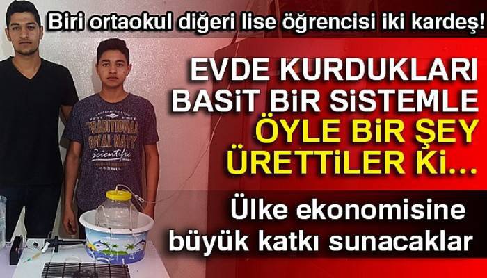  İki kardeş atık metal ve tuz ruhundan hidrojen üretti