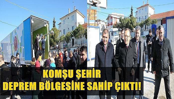 Komşu Şehir Deprem Bölgesine Sahip Çıktı!