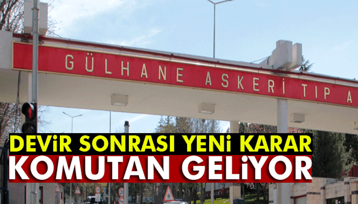 Bakanlığa devredilen askeri hastanelere komutan