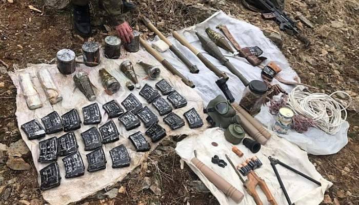 Şırnak’ta PKK’ya ait mühimmat ele geçirildi