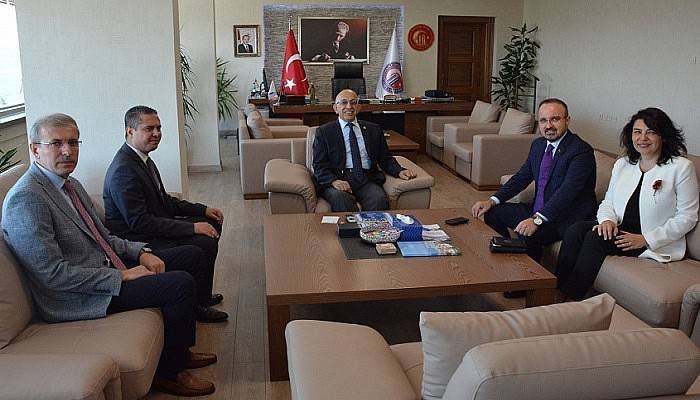 AK Parti Çanakkale Milletvekillerinden Rektör Prof. Dr. Sedat Murat’a Ziyaret