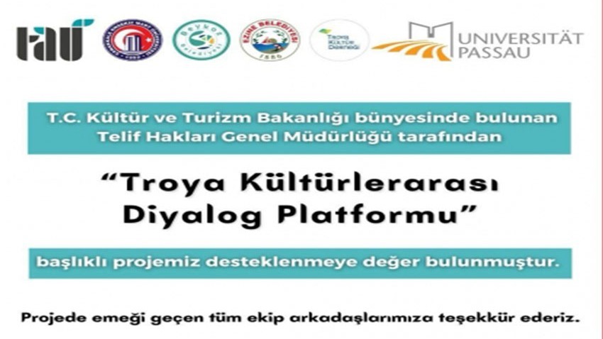 Troya Kültürlerarası Diyalog Platformu Projesi'ne destek