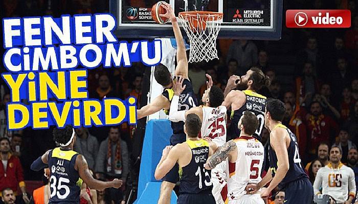 Basketbol Süper Lig: Galatasaray Odeabank: 75 - Fenerbahçe: 79