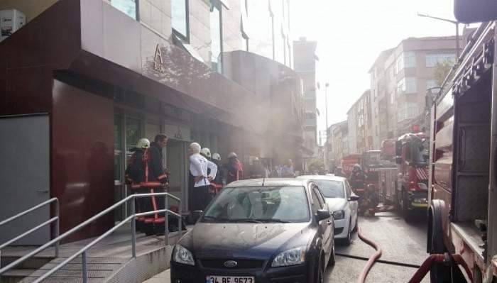 İstanbul'daki hastanede büyük yangın!