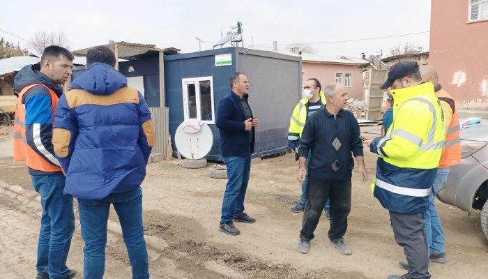 Çanakkale Belediyesi İnsani Yardım Ekibi Deprem Bölgesinde