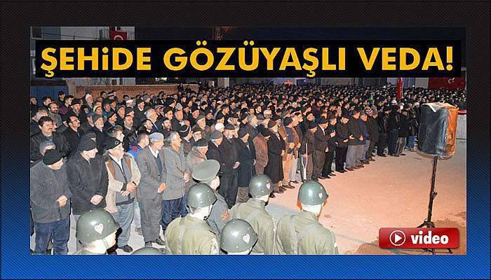 Çorum şehidini uğurladı