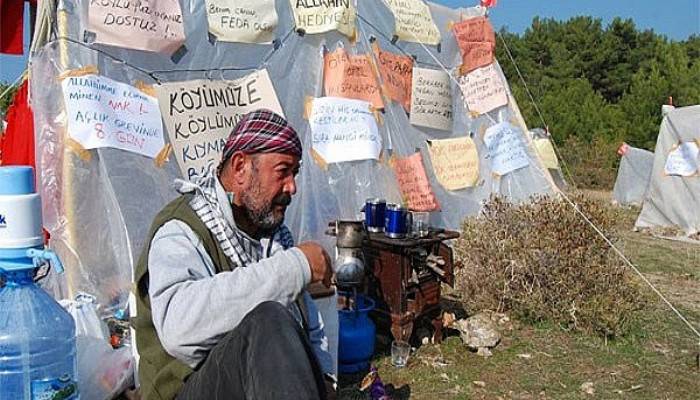 Ağaçları kestirmeyen çevreci endişeli