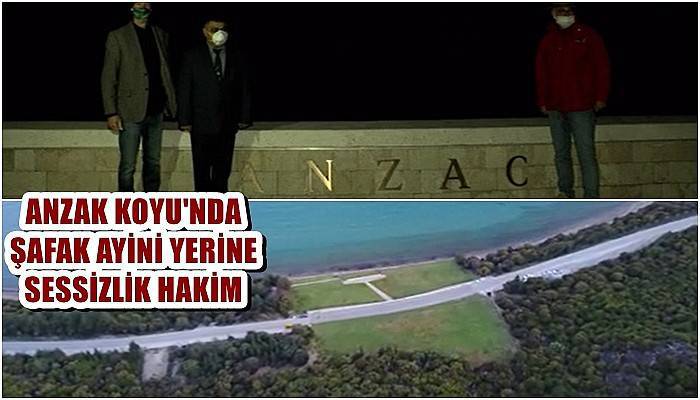 Anzak Koyu'nda geleneksel 'Şafak Ayini' koronavirüs nedeniyle iptal edildi (VİDEO)