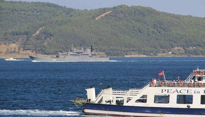 Rus savaş gemisi, Çanakkale boğazından geçti