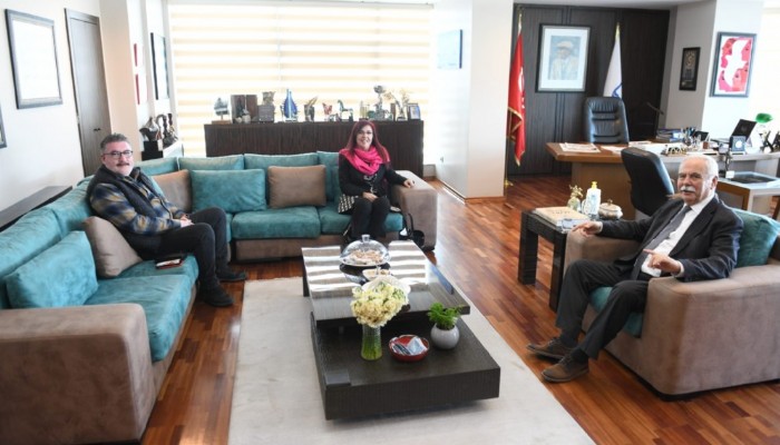 Çanakkale Gazeteciler Cemiyeti’nden Başkan Gökhan’a ziyaret