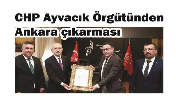 CHP Ayvacık Örgütünden Ankara çıkarması