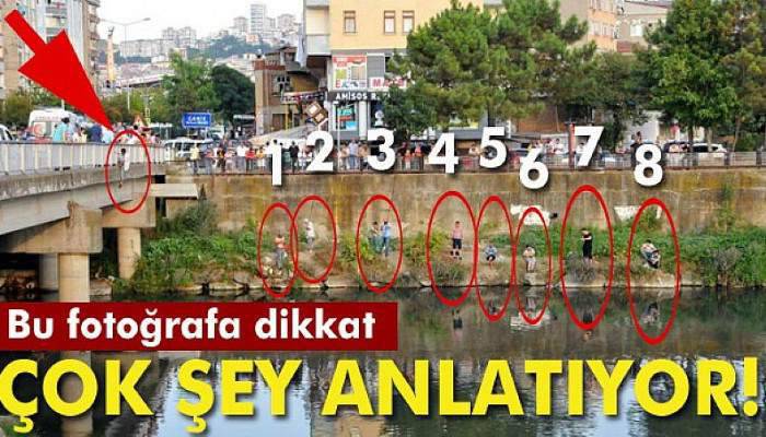 İntihar girişimini umursamadan balık tuttular!