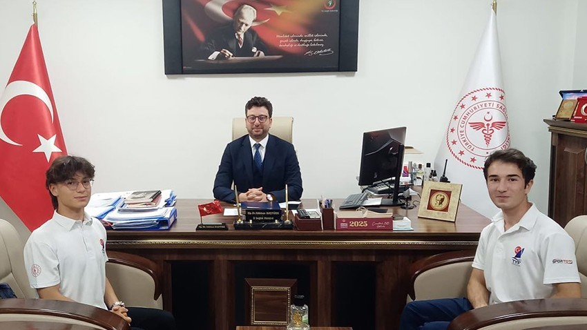 Milli Sporculardan İl Sağlık Müdürü'ne Ziyaret