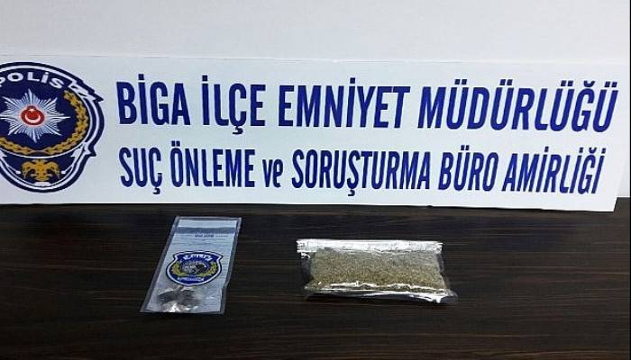 Biga’da uyuşturucu operasyonu