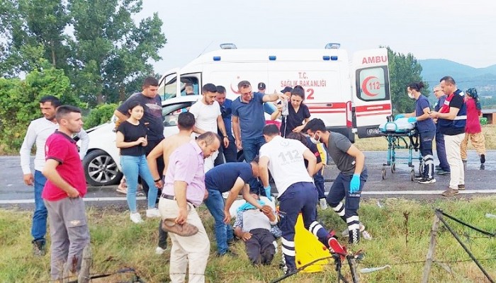 Yenice’de kaza: 2 çocuk 4 yaralı