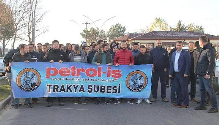 TPAO işçileri iş bıraktı