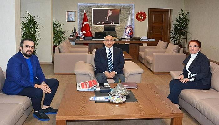 Çanakkale Gazeteciler Cemiyeti’nden ÇOMÜ Rektörü Prof. Dr. Sedat Murat’a Ziyaret