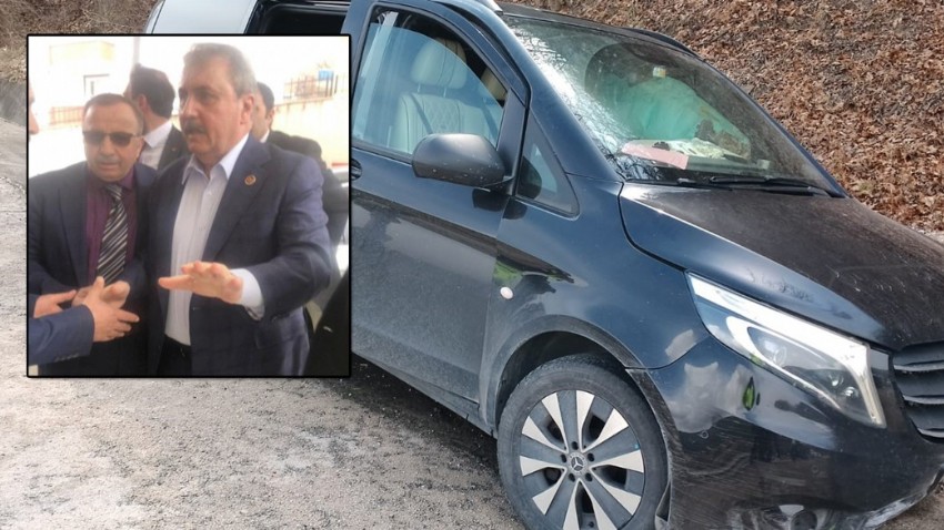  BBP Genel Başkanı Mustafa Destici trafik kazası geçirdi (VİDEO)