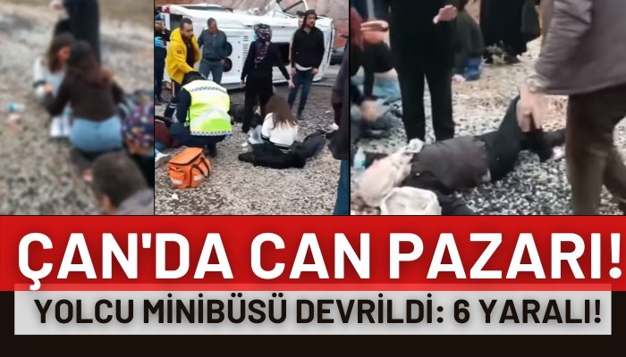 Çan’da can pazarı! 6 yaralı