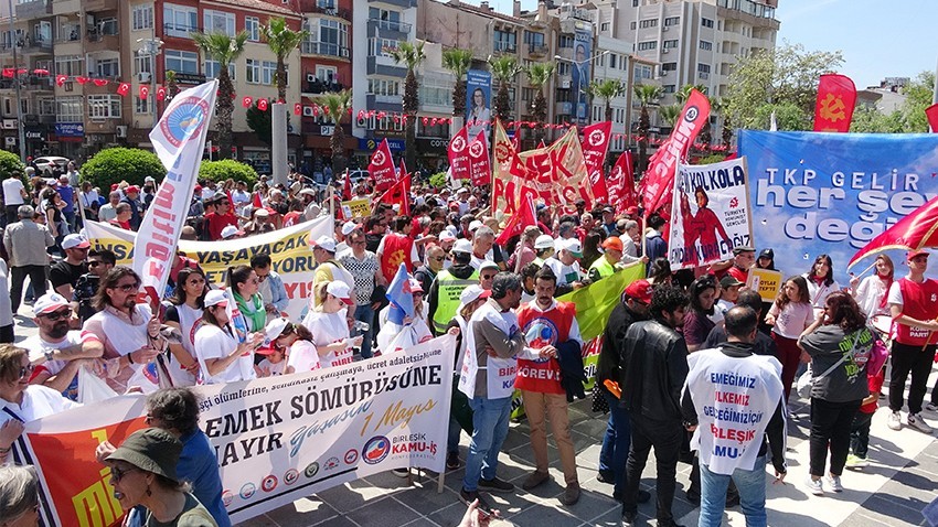 1 Mayıs coşkuyla kutlandı (video)