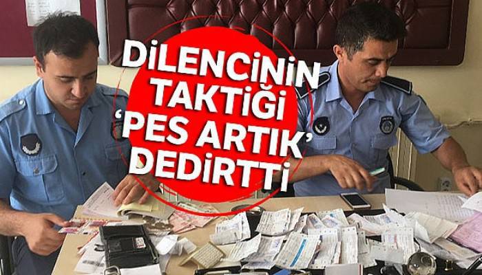 Dilencinin taktiği zabıtaları şaşkına çevirdi