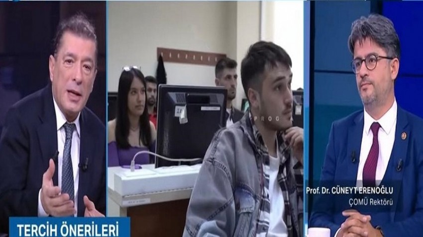 ÇOMÜ Rektörü Prof.Dr. R.Cüneyt Erenoğlu NTV Canlı yayınına katıldı