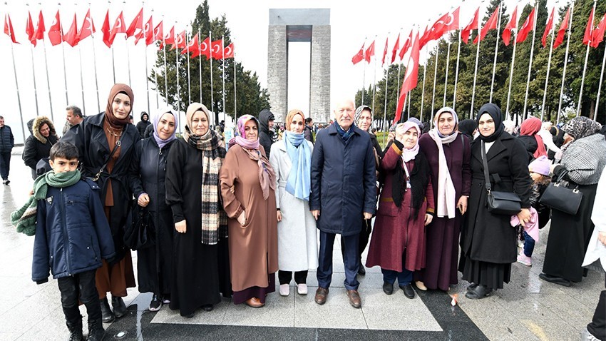 8 Mart'ta Şehitlik Gezisi Düzenlediler (VİDEOLU)