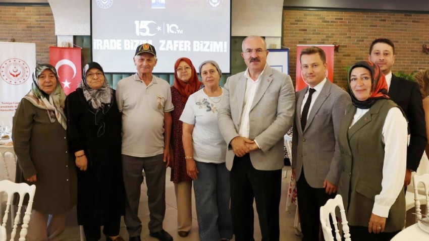 15 Temmuz Şehit Yakınları ve Gaziler Onuruna Yemek Düzenlendi