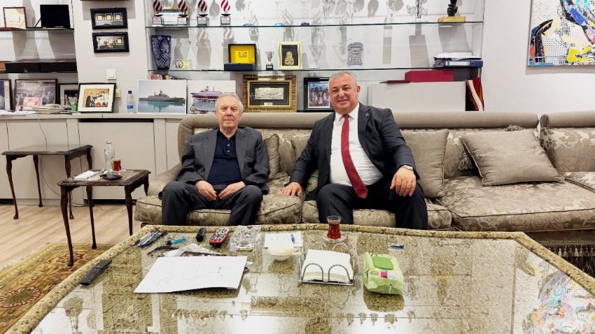Başkan Mevlüt Oruçoğlu’ndan Aziz Yıldırım’a Ziyaret