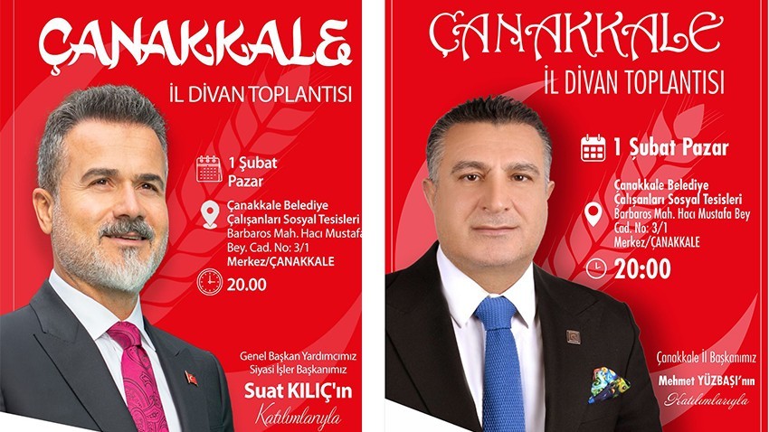 Suat Kılıç, Yeniden Refah Partisi Çanakkale teşkilatıyla bir araya geliyor