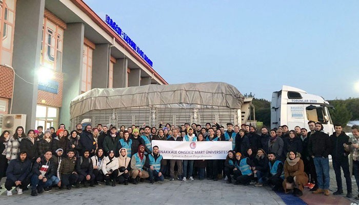 Çanakkale ÇOMÜ Butikte Kenetlendi, Üçüncü Yardım Yola Çıktı