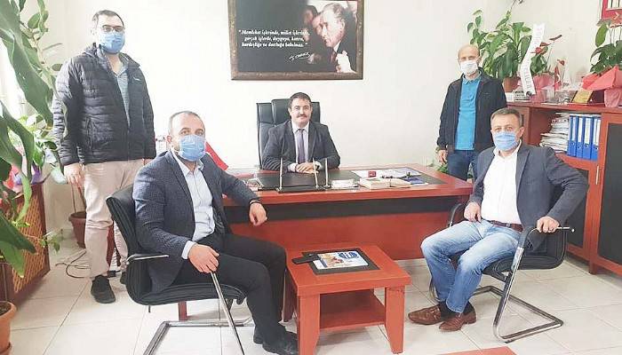 BİGA’DA GÖREVE BAŞLAYAN TARIM İLÇE MÜDÜRÜNE HAYIRLI OLSUN ZİYARETİ