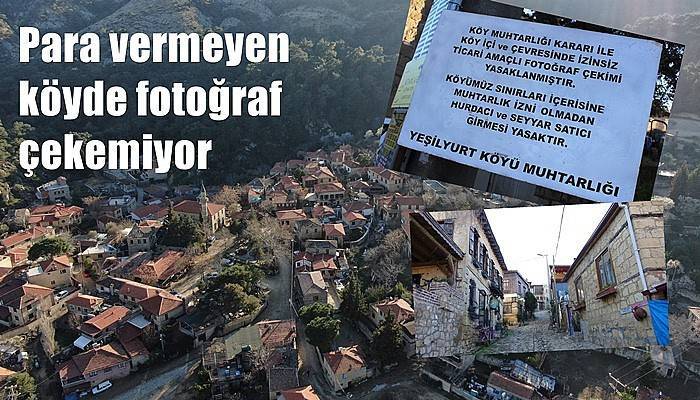 Para vermeyen köyde fotoğraf çekemiyor (VİDEO)