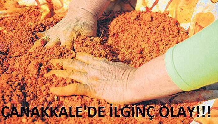 Hırsızlar 30 kilo tarhanayı çaldı!