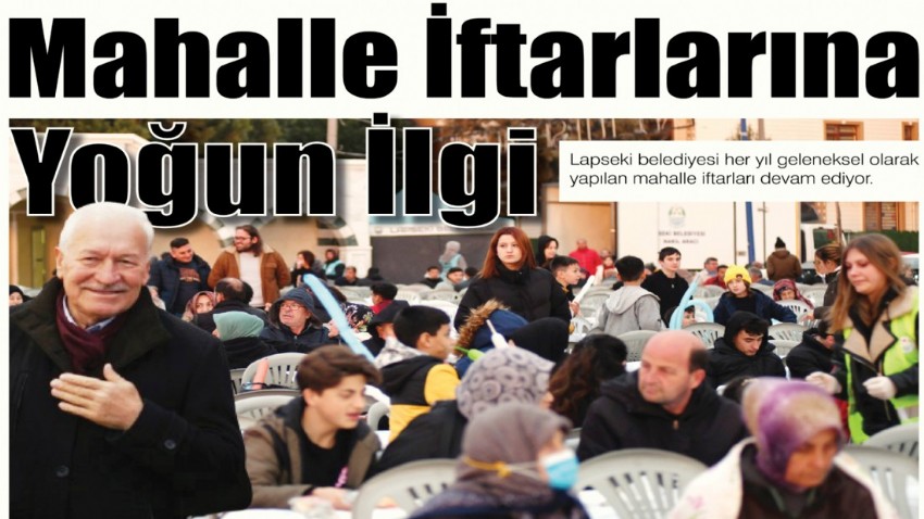 Mahalle İftarlarına Yoğun İlgi