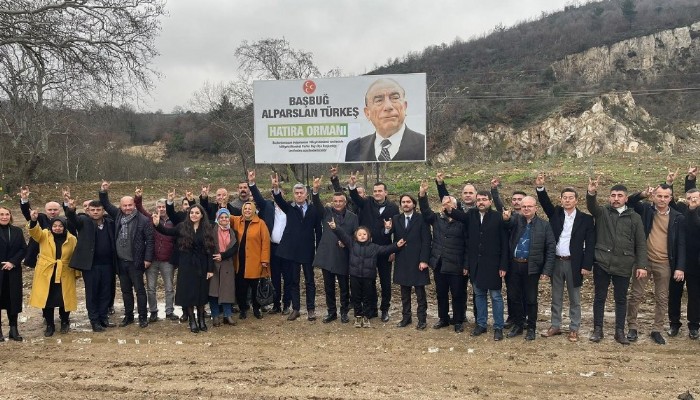 BAŞBUĞ ALPARSLAN TÜRKEŞ HATIRA ORMANINA FİDAN DİKİLDİ
