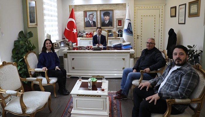 Çanakkale Bisiklet Platformu Gönüllülerinden Vali Aktaş’a ziyaret