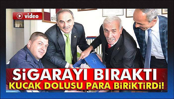 Sigarayı bırakarak yaklaşık 7 bin lira para biriktirdi