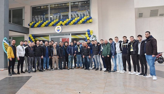 Çanakkale Fenerbahçeliler derneği yeni ofisini açtı 