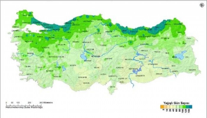 Çanakkale normalinin iki katından fazla yağış aldı