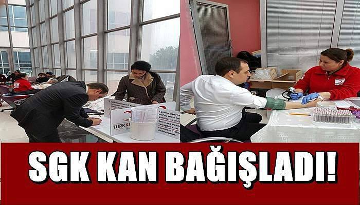SGK Kan Bağışladı